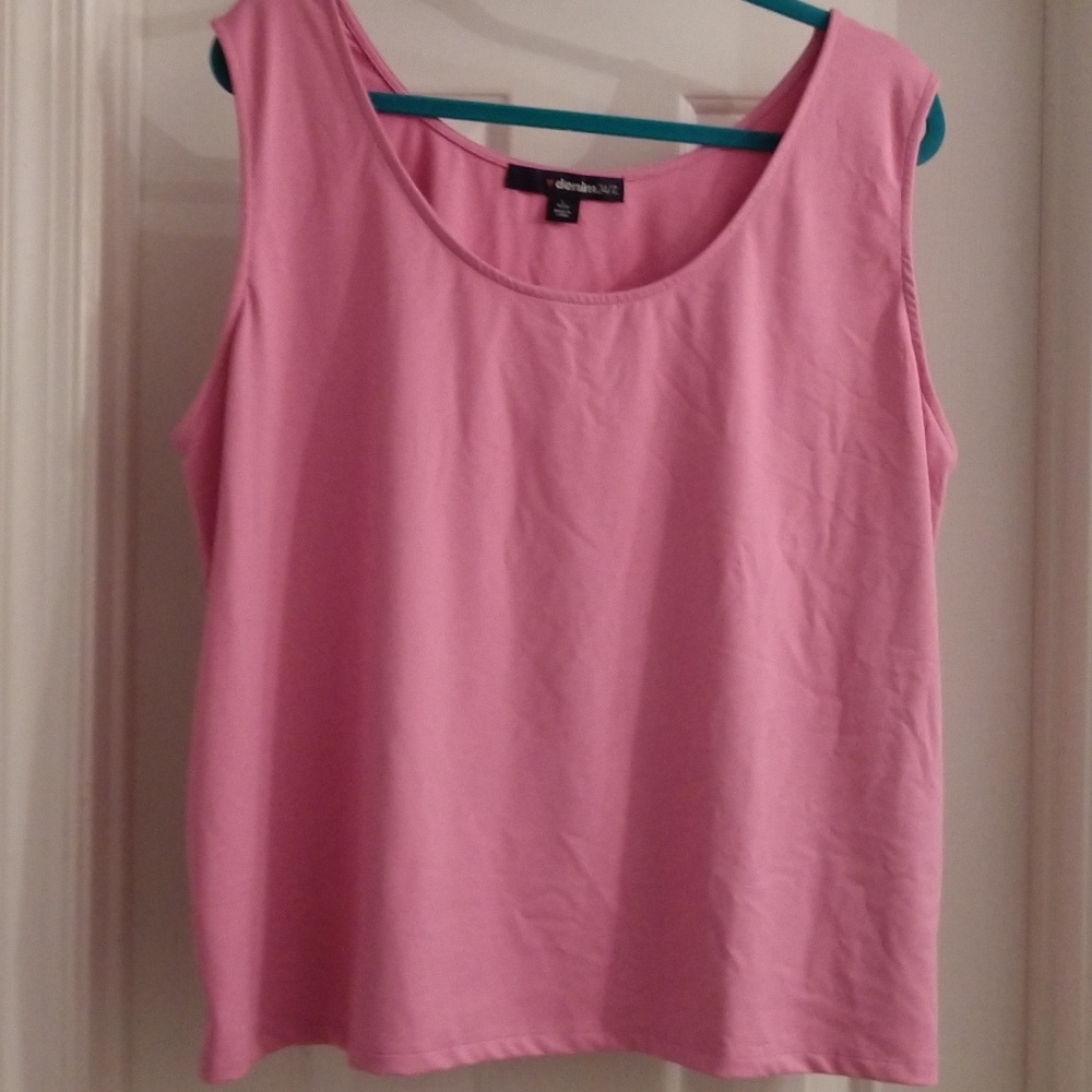 NWOT! ROMAN'S DUSTY ROSE PINK TANK